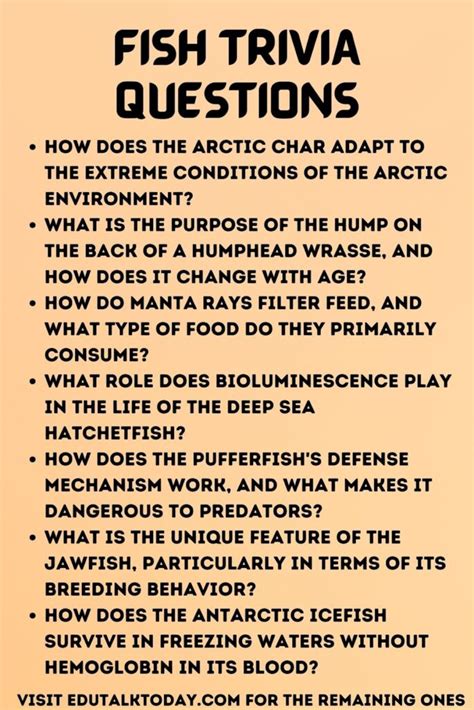 fish trivia|hunting and fishing trivia questions.